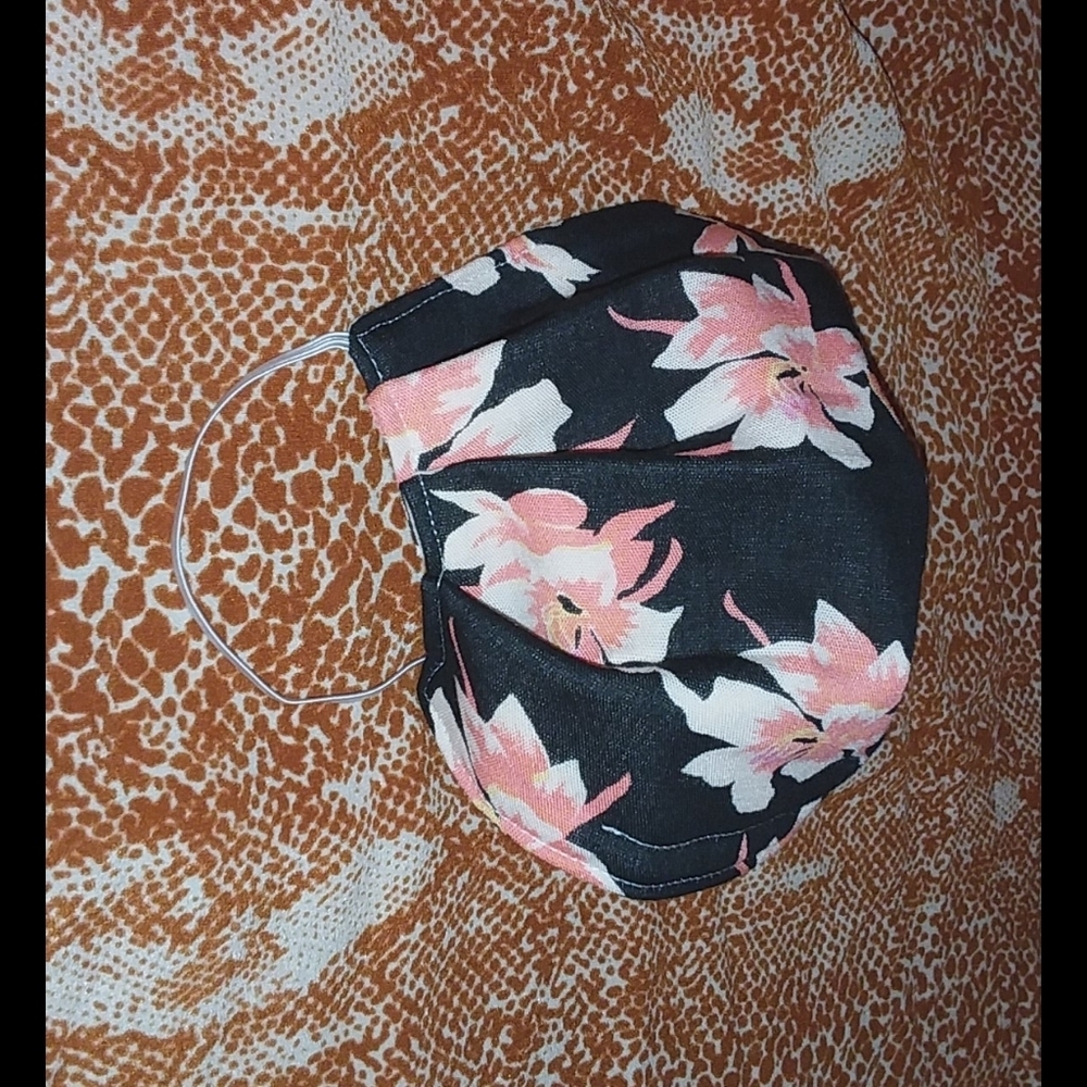 Acacia Aloha custom cloth face mask swimwear black vintage - Picture 6 of 6